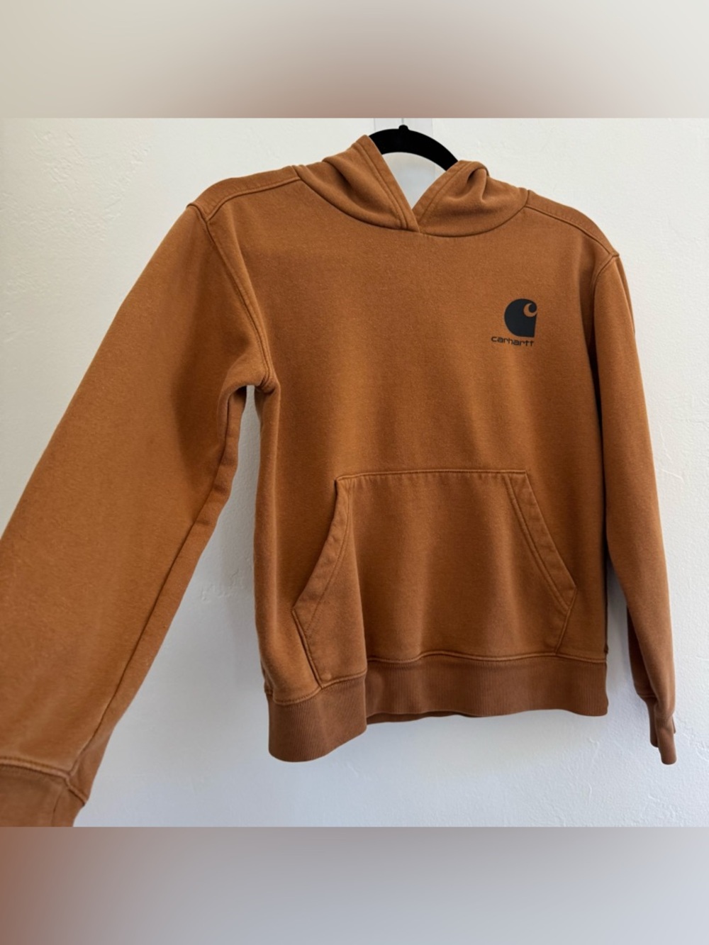 Carhartt Boys Long Sleeve Graphic Sweatshirt Tan Brown Pullover Casual M (10-12) - Picture 5 of 9
